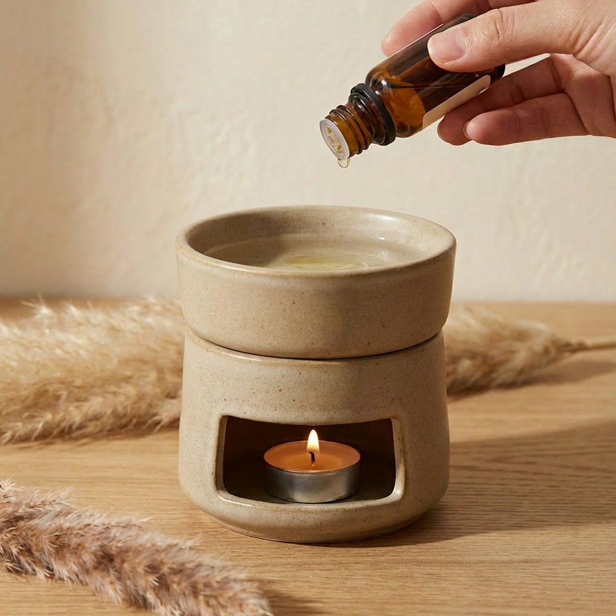 ember ceramic oil diffuser & wax burner