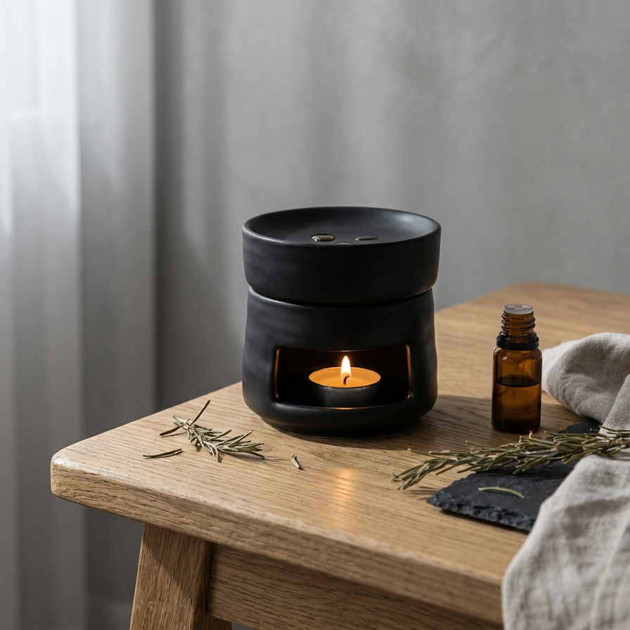 ember ceramic oil diffuser & wax burner
