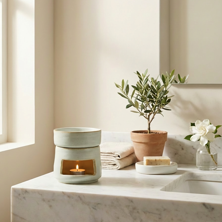 ember ceramic oil diffuser & wax burner