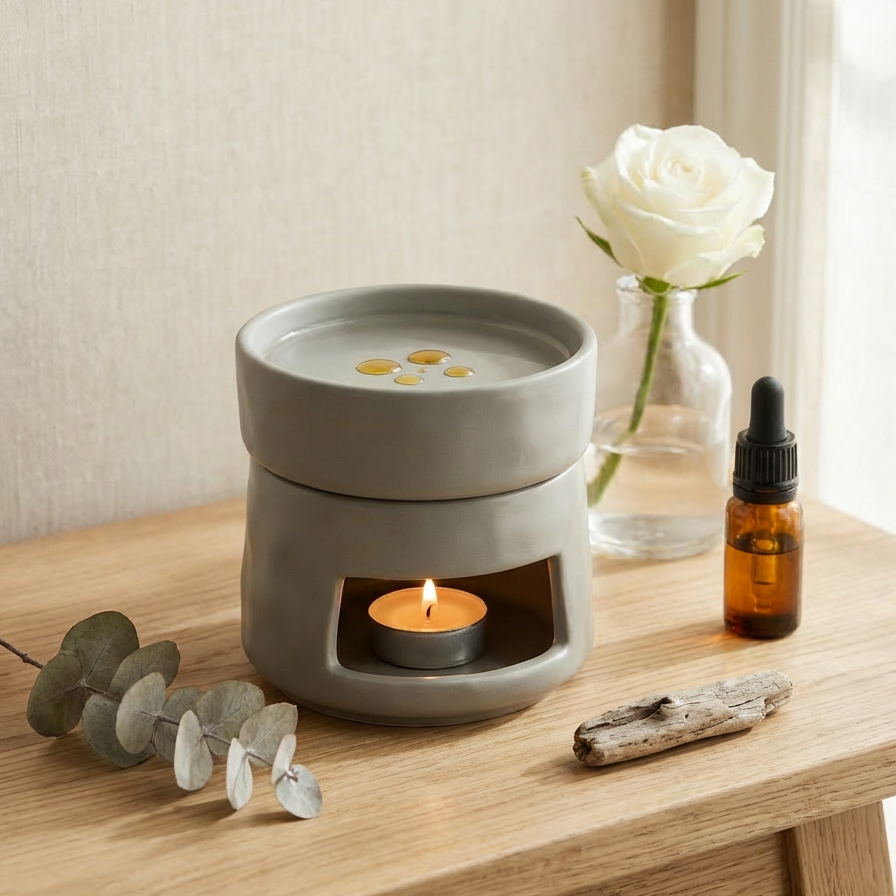 ember ceramic oil diffuser & wax burner