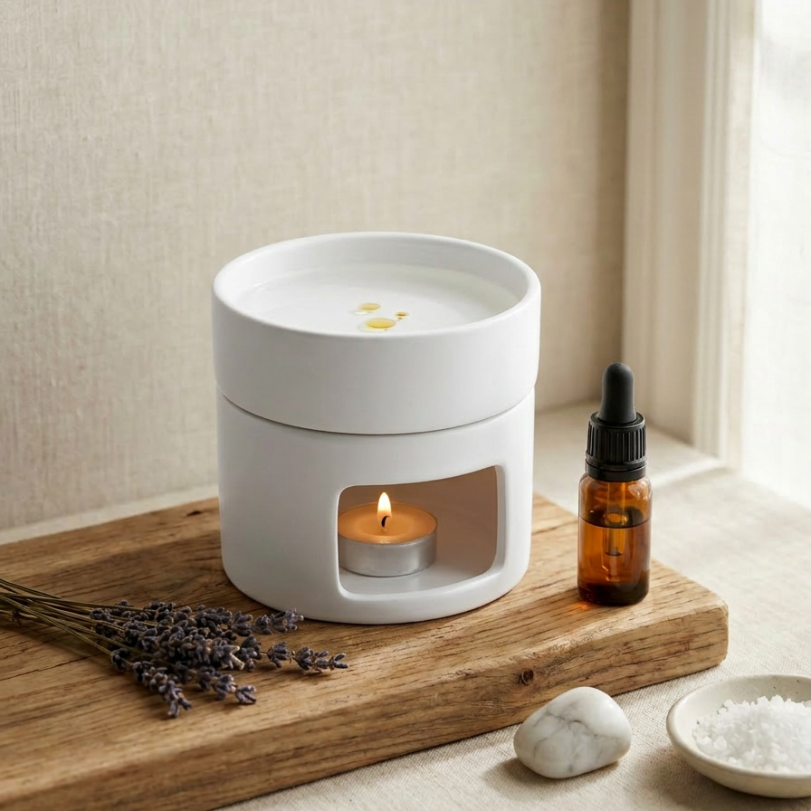 ember ceramic oil diffuser & wax burner