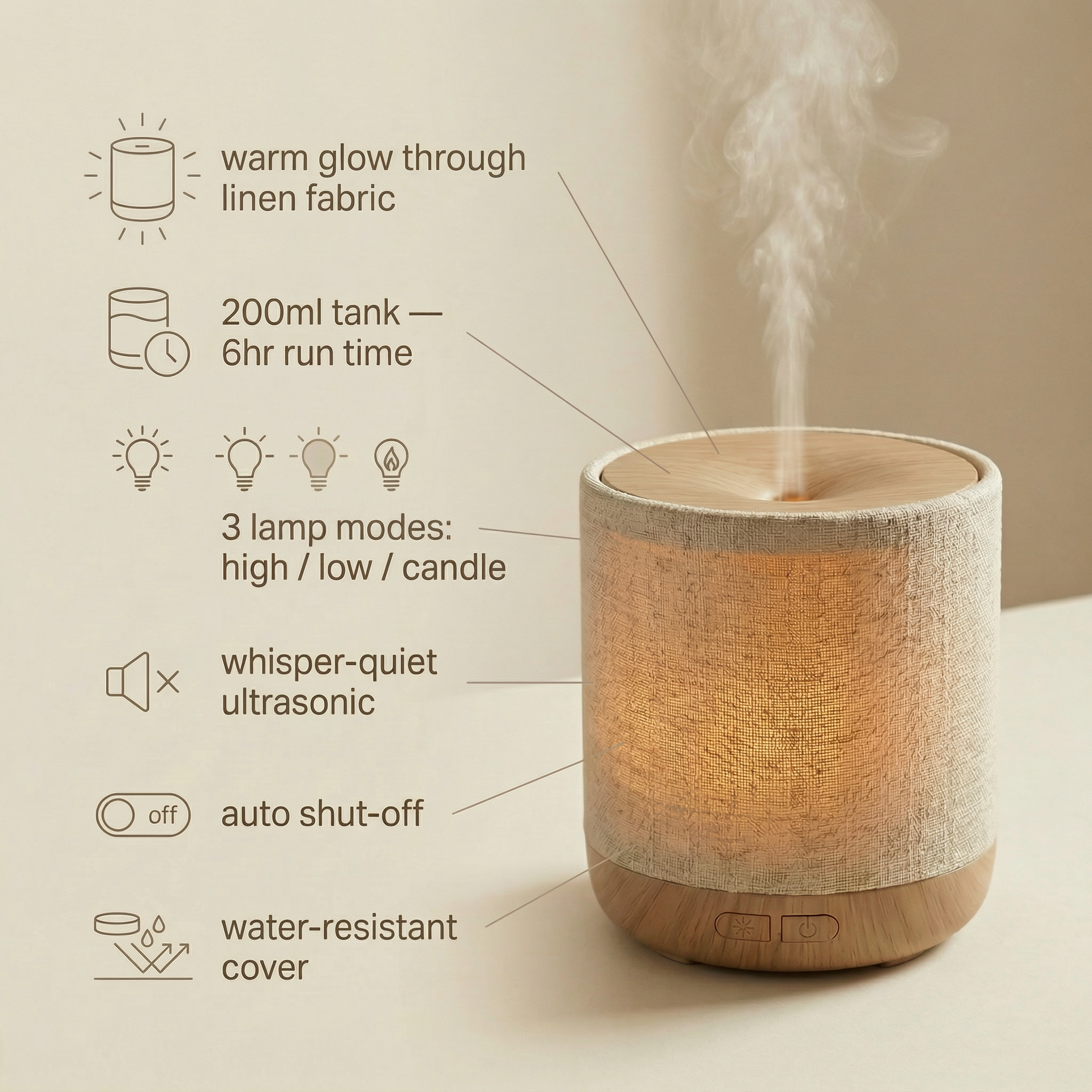 aria linen aroma diffuser