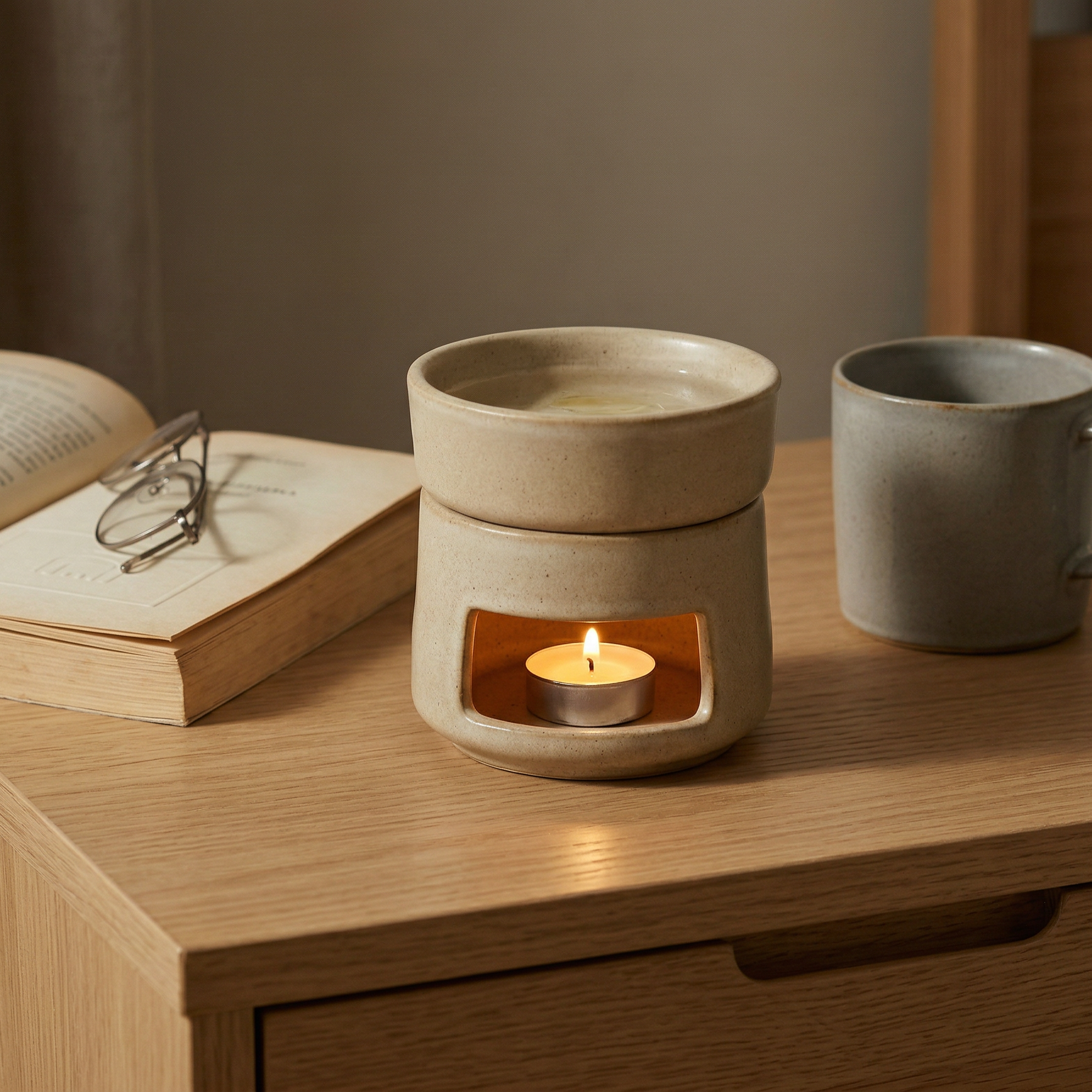 ember ceramic oil diffuser & wax burner